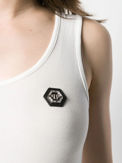 Shop Philipp Plein Original Tank Top In White