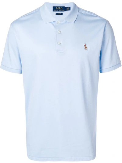 Shop Polo Ralph Lauren Basic Polo Shirt In Blue