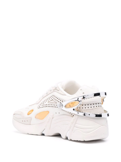 Shop Raf Simons Cylon Low-top Sneakers In 白色