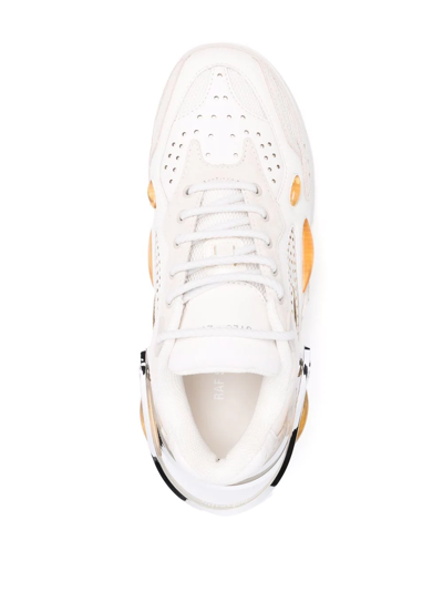 Shop Raf Simons Cylon Low-top Sneakers In 白色