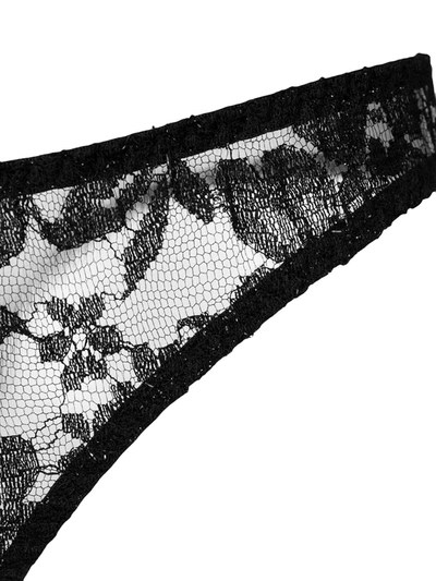 Shop Gilda & Pearl Knightsbridge Thong In Black