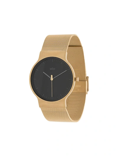 Shop Braun Watches Bn0211 38mm Watch In Gold