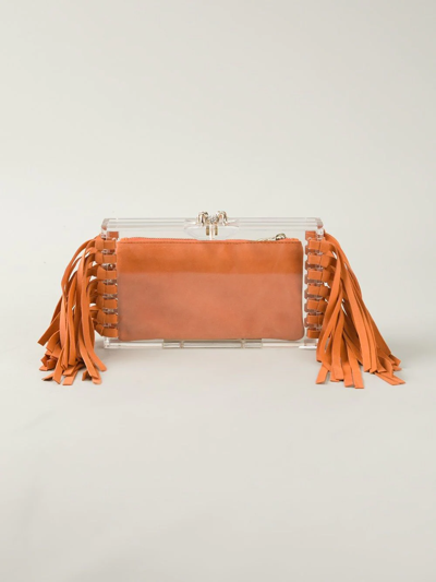 Charlotte Olympia 'pandora' Clutch In Yellow