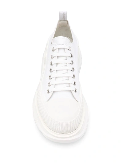 Shop Alexander Mcqueen Chunky Low-top Sneakers In White