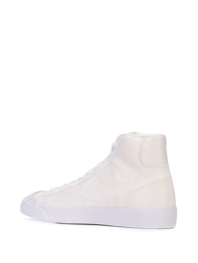 Shop Nike Mid '77 Vintage Hi-top Sneakers In White