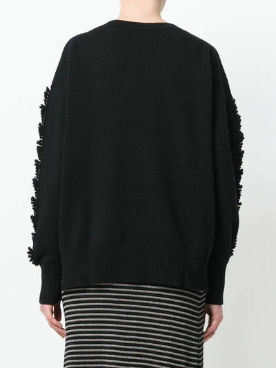 Shop Barrie Troisieme Dimension Cashmere V-neck Pullover In Black