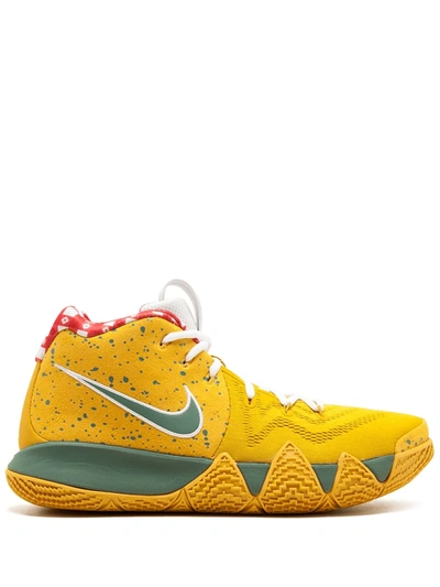 Shop Nike Kyrie 4 Tv Pe 11 "yellow Lobster" Sneakers