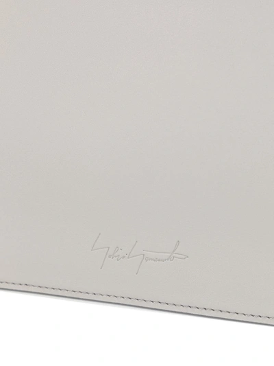 Shop Discord Yohji Yamamoto Aerial Shoulder Bag In Grey