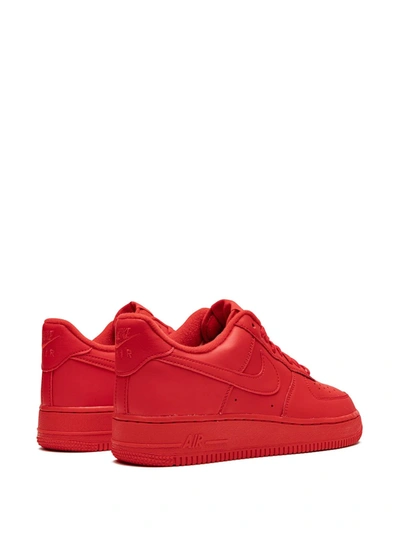 Shop Nike Air Force 1 '07 Lv8 "triple Red" Sneakers