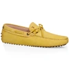 Tod's 'gommini' Tie Front Driving Moccasin (men) In Yellow