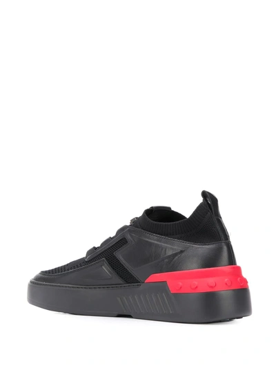 Shop Tod's No_code X Low-top Sneakers In Black