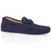 Tod's Gommino Suede Driving Loafers In Blue