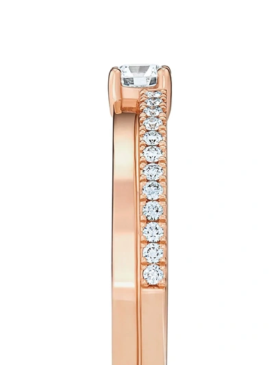 Shop De Beers 18kt Rose Gold The Promise Small Round Brilliant Diamond Ring