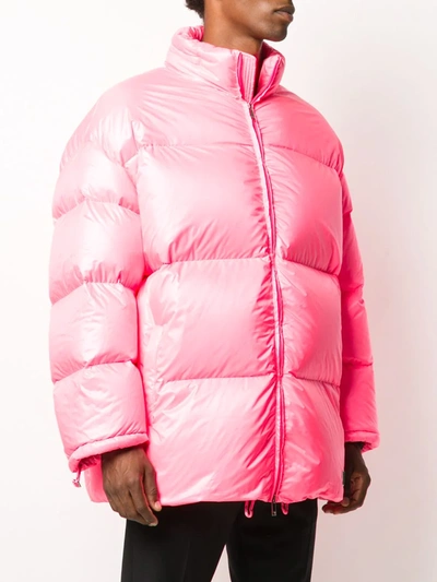 Valentino Duvet Down Jacket In Pink