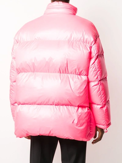 Valentino Duvet Down Jacket In Pink