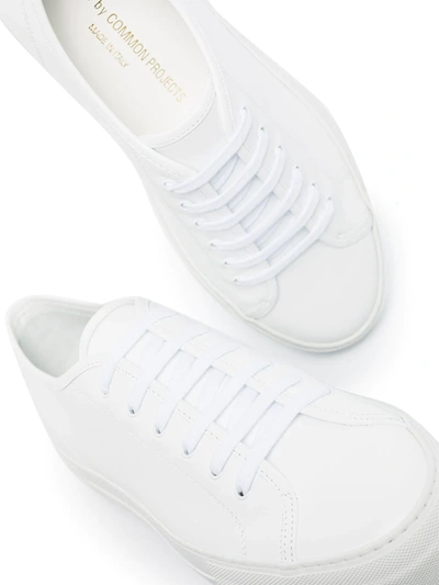 Shop Common Projects Tournament Low Super Sneakers In White