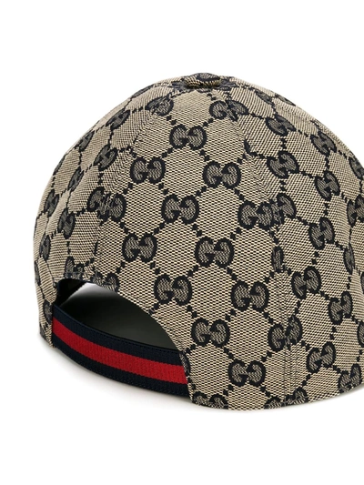 Shop Gucci Gg Supreme Cap In Brown