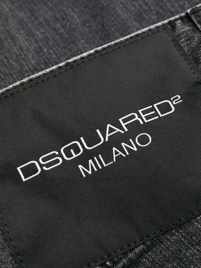 Shop Dsquared2 High-rise Skinny Jeans In Black