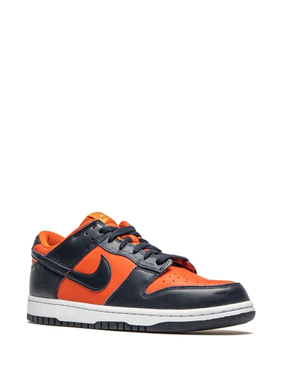 Shop Nike Dunk Low Retro "champ Colors" Sneakers In Orange