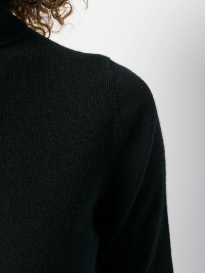 Shop N•peal Polo Neck Sweater In Black