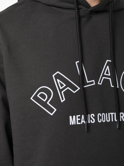 Shop Palace Couture "black" Drawstring Hoodie