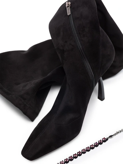 Shop Piferi Mirage 100 Thigh-high Boots In Black