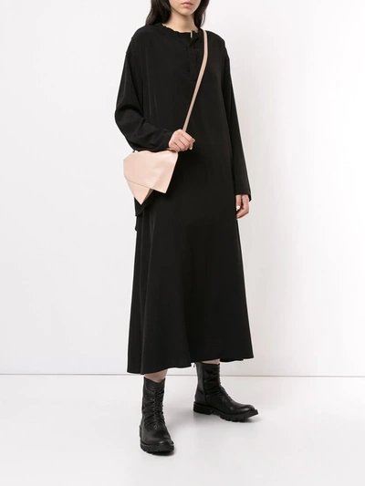 Shop Discord Yohji Yamamoto Muffle Small Shoulder Bag In Pink