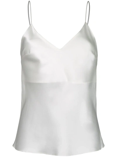 Shop Gilda & Pearl Sophia Silk Top In White