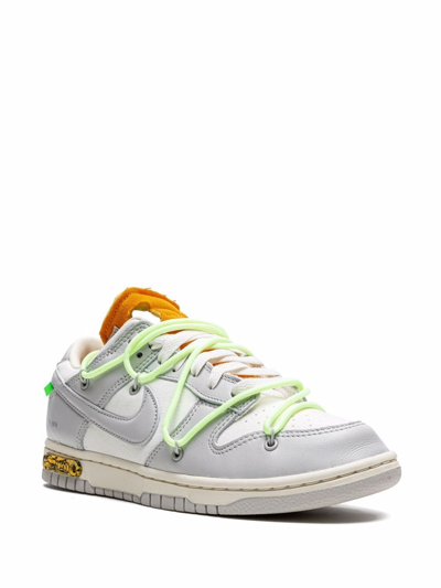 Nike X Off-white Dunk Low Sneakers In Grey