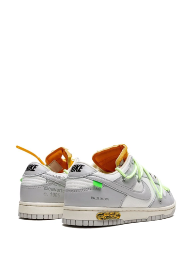 Nike X Off-white Dunk Low Sneakers In Grey