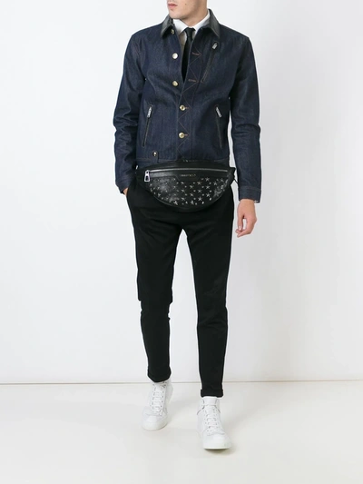 Shop Jimmy Choo 'derry' Bum Bag In Black
