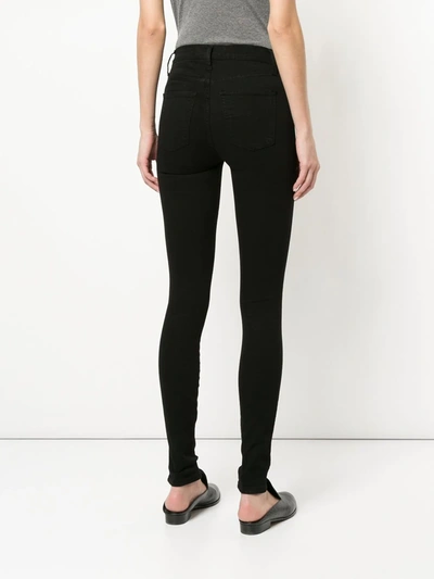 Shop Nobody Denim Cult Full-length Skinny Jeans In Black