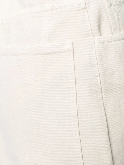Shop Attico Mid-rise Jeans In White