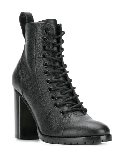 Shop Jimmy Choo Lace Up Ankle Boots In Black