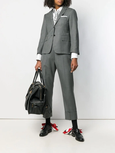 Thom Browne 120s Narrow Shoulder Jacket In Grey