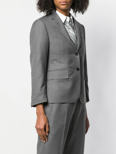 Thom Browne 120s Narrow Shoulder Jacket In Grey