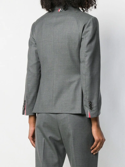 Thom Browne 120s Narrow Shoulder Jacket In Grey