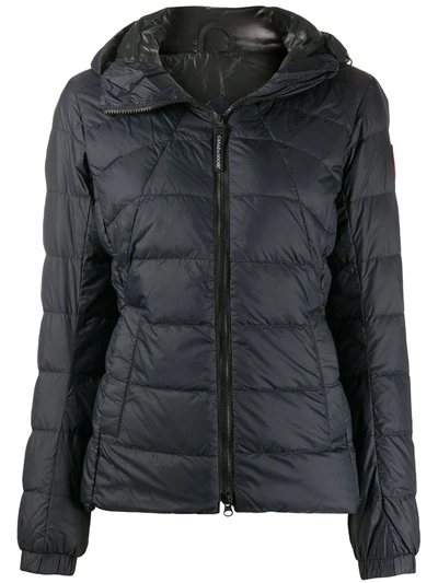 Canada Goose Abbott Hooded Quilted Shell Down Jacket In Black | ModeSens