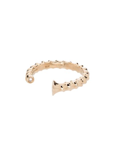 Shop Alison Lou 14kt Gold Screw-look Diamond Ring