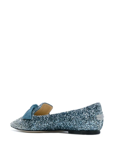 Shop Jimmy Choo Gabie Slippers In Blue