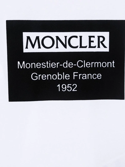 Shop Moncler Graphic Logo T-shirt In White