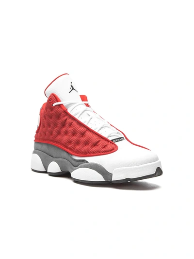 Shop Jordan Air  13 "red Flint" Sneakers In White