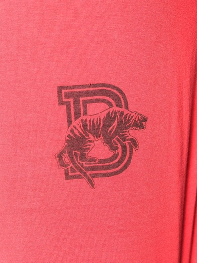 Pre-owned Balmain Logo Print T-shirt In Red