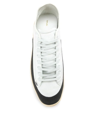 Shop Osklen Flow Pieces Sneakers In White