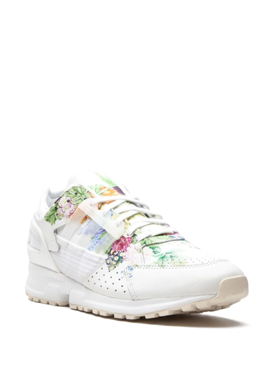 Adidas Originals X Meissen Zx 10000 Sneakers In White