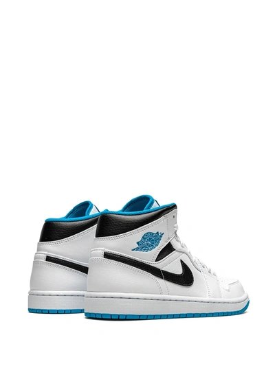 Jordan Air  1 Mid Sneakers In White