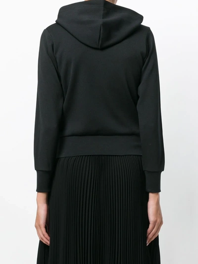 Comme Des Garçons Play Comme Des Garcons Play Black Mens Fit Heart Patch Hoodie In Black