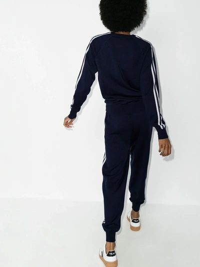 Shop Olivia Von Halle Missy Paris Tracksuit In Blue