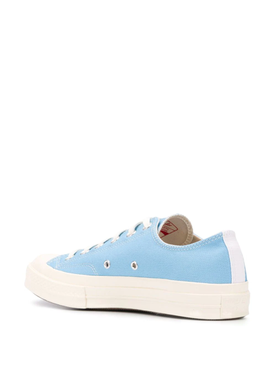 Shop Comme Des Garçons Play Chuck 70 Low-top Sneakers In Blue