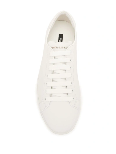 Shop Dolce & Gabbana Saint Tropez Low-top Sneakers In White